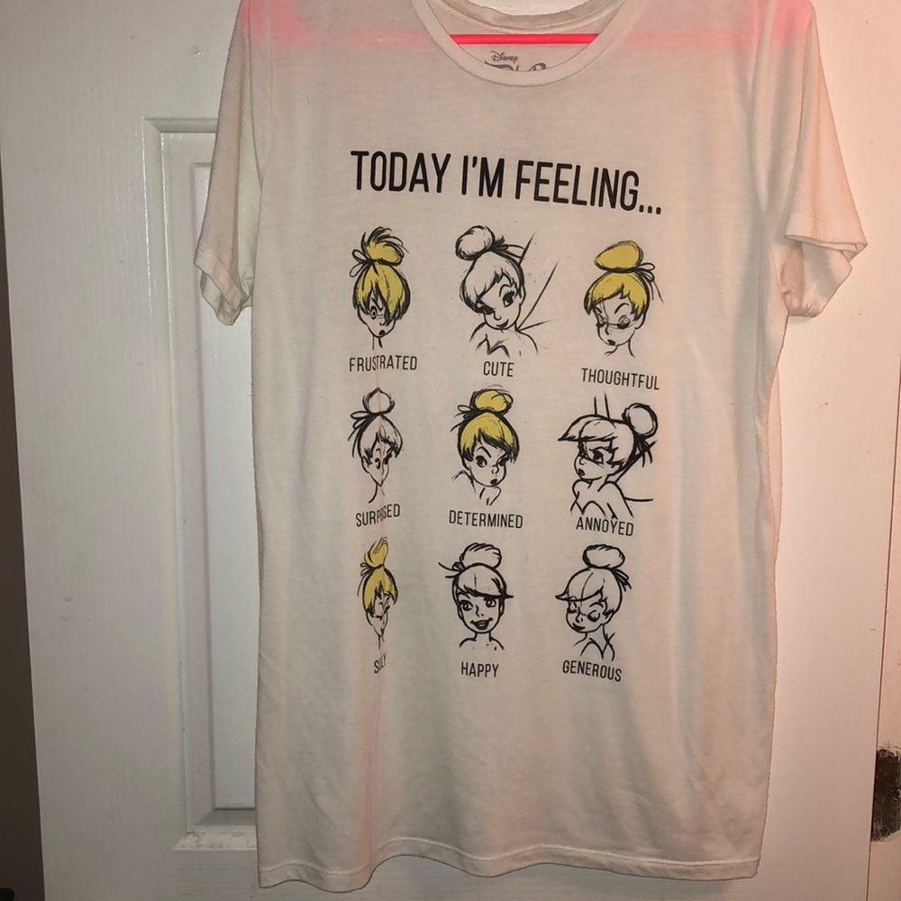 Tinkerbell mood shirt
